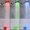 🚿 ידית טוש מחליפה צבעים לפי טמפרטורת המים צינור ניקל