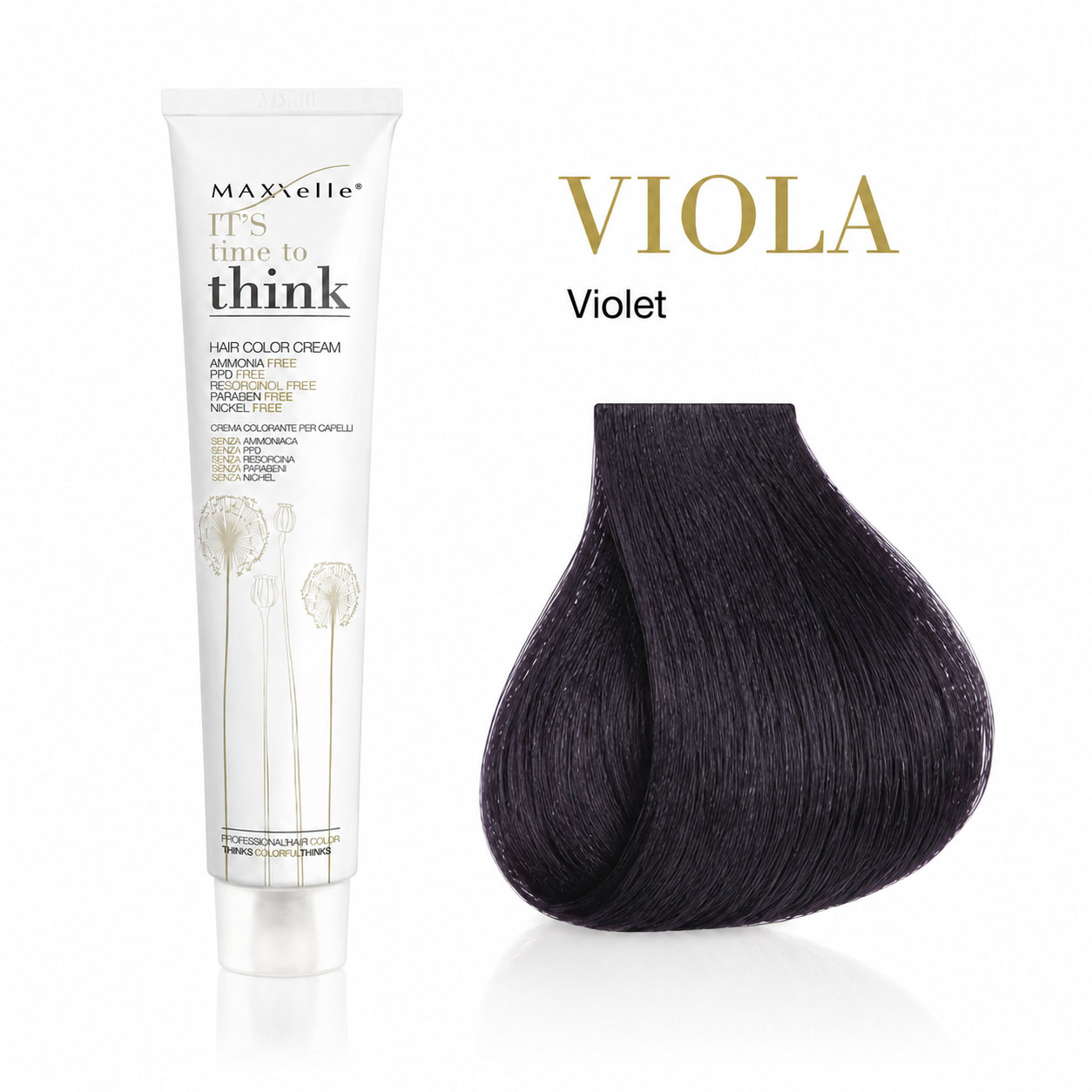 צבע לשיער ללא PPD לחיזוק גוון סגול VIOLA